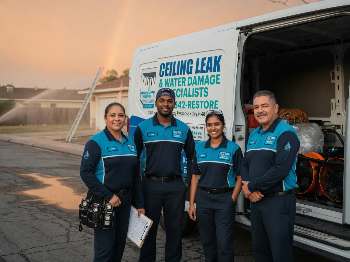 Ceiling Leak Cleanup company in Cooper, TX